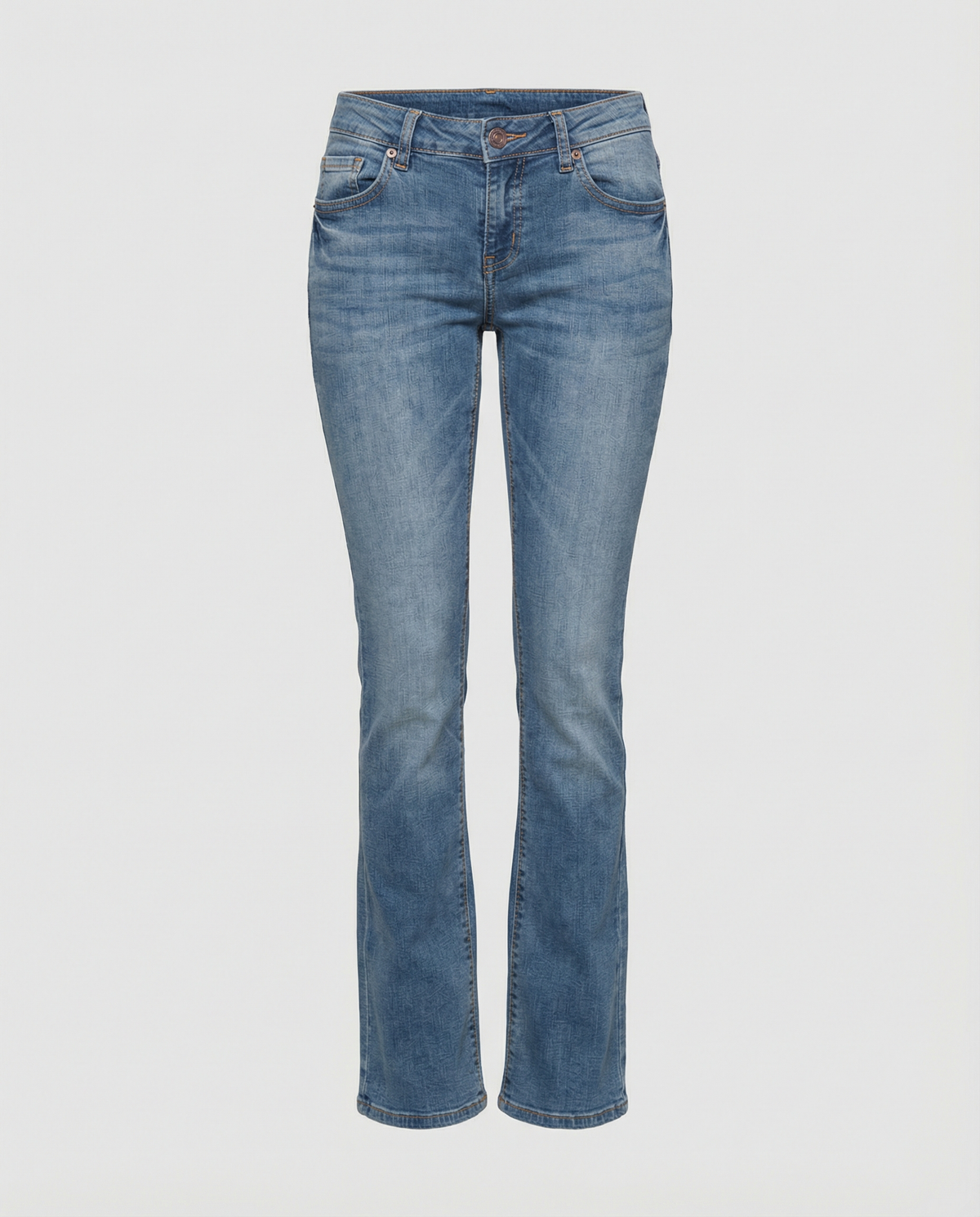 Women's Denim Low-Rise Flared Jeans with Casual Vintage Look & Flared Leg | Charly