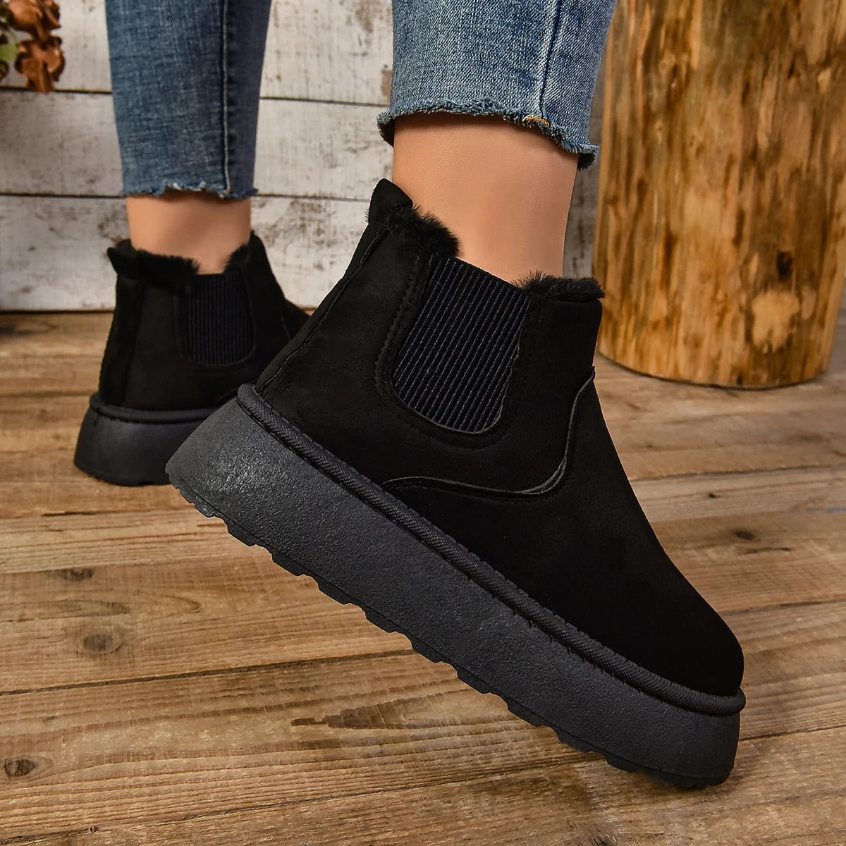 Women's Fur Ankle Boots