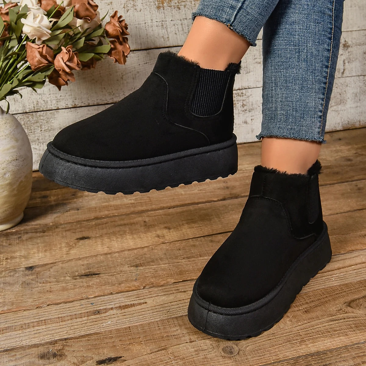 Women's Fur Ankle Boots