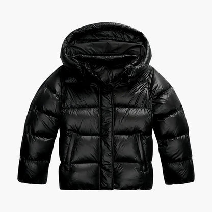 Women's Lightweight Hooded Quilted Winter Jacket with Front Pockets