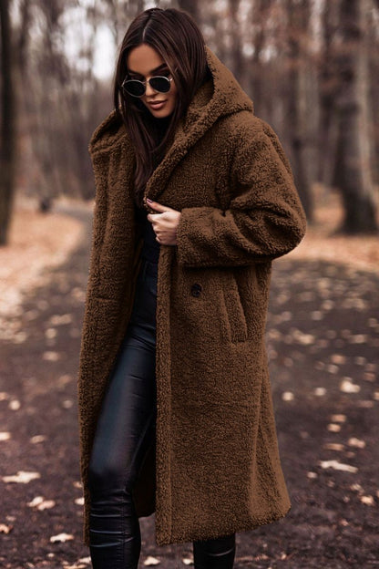 Women's Lightweight Hooded Winter Coat for Everyday Wear and Walking