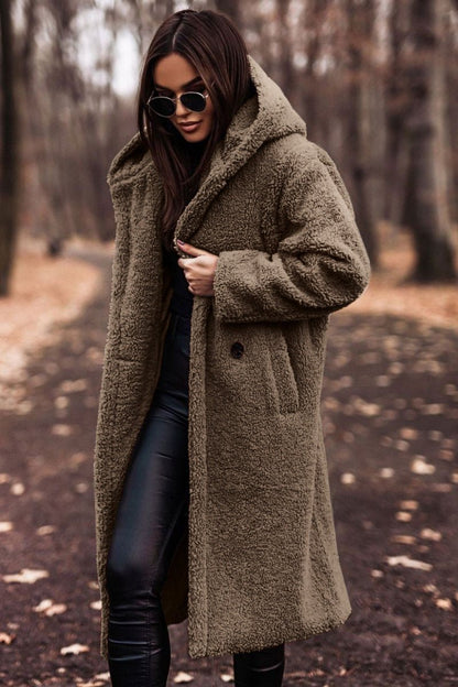 Women's Lightweight Hooded Winter Coat for Everyday Wear and Walking