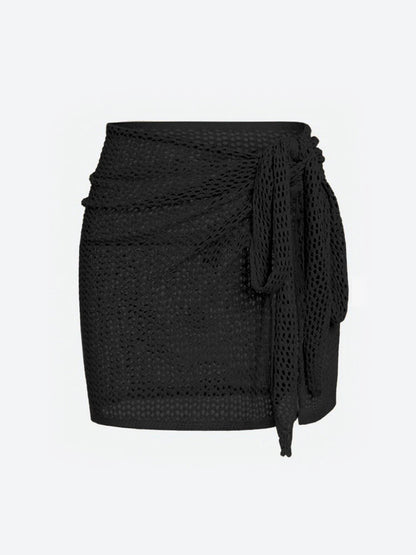 Women's Sheer Knit Beach Cover-Up Skirt