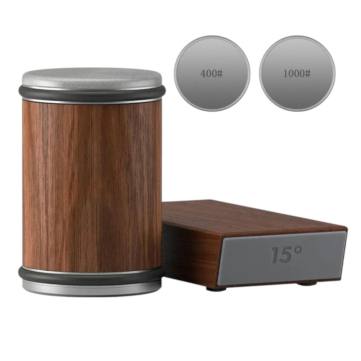 Wooden Knife Roller Sharpener