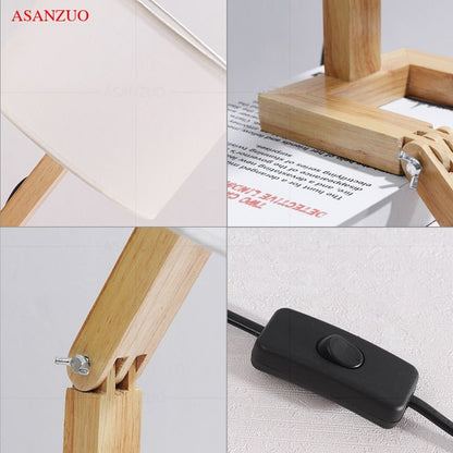 Fun Wooden LED Table Lamp Decor