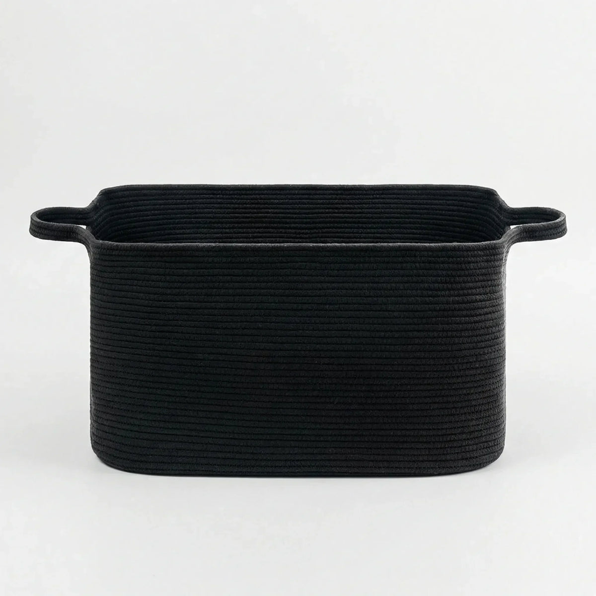 Woven Open Storage Basket with Handles