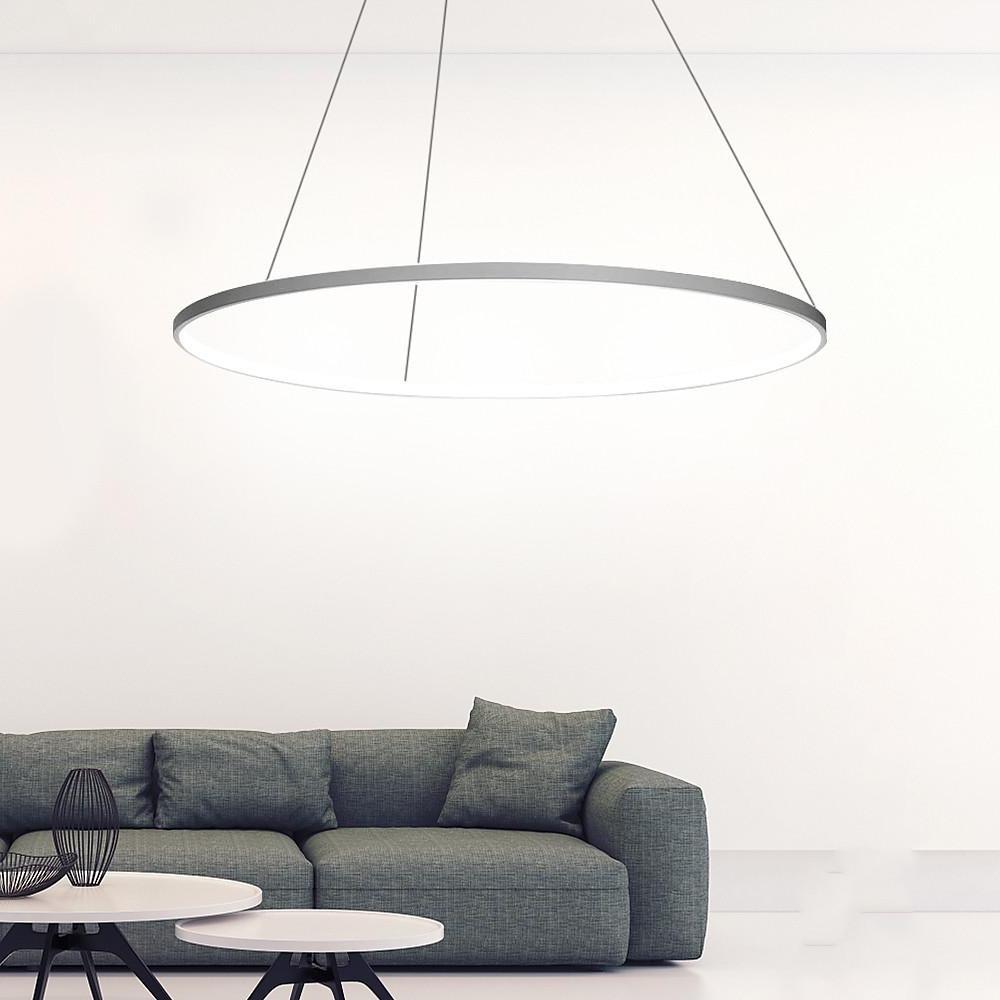 Contemporary Round LED Pendant Light Fixture - Cofik