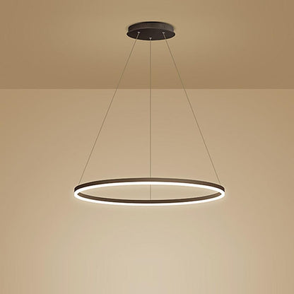 Contemporary Round LED Pendant Light Fixture