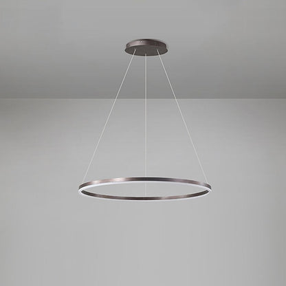 Contemporary Round LED Pendant Light Fixture
