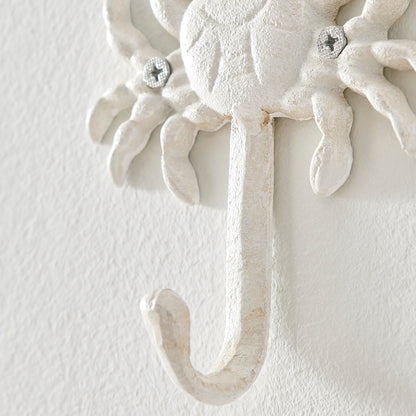 Coastal Ocean 3 Piece Wall Hook Set - Shell, Crab, Seahorse