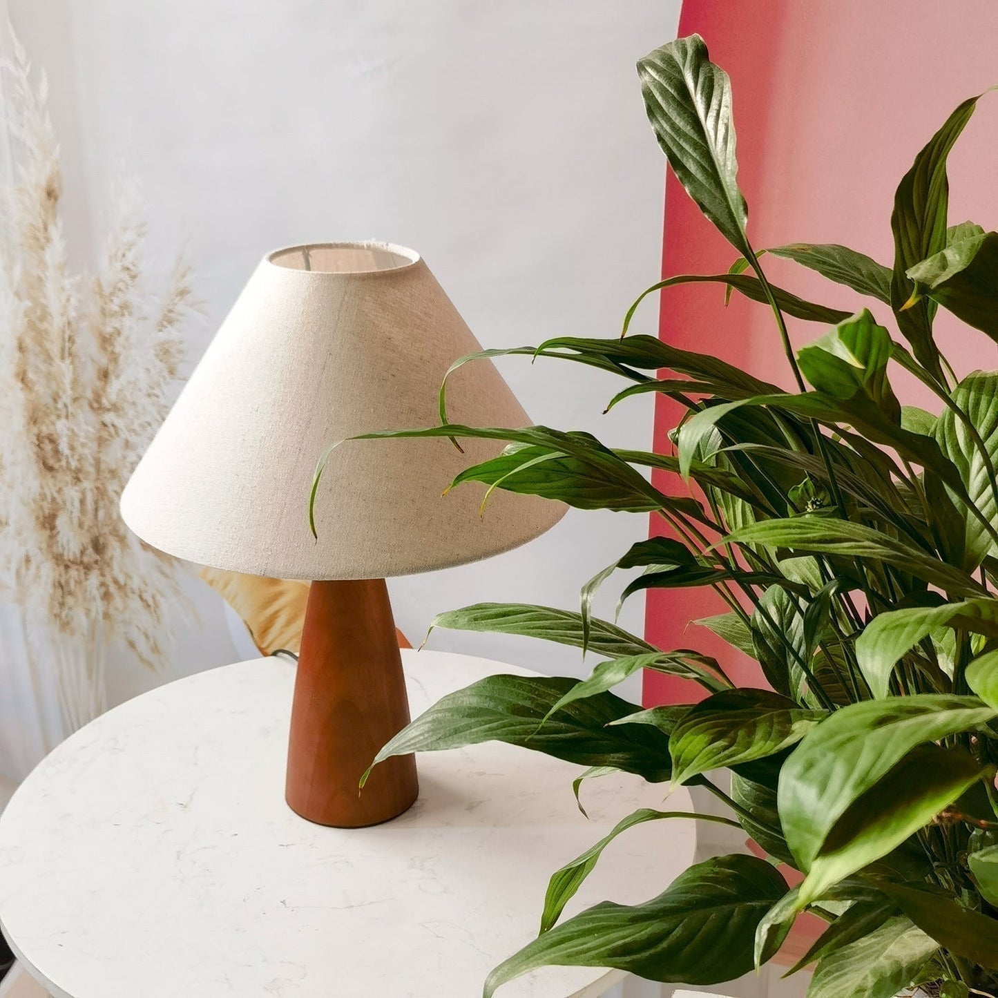 Traditional Wood Desk Lamp
