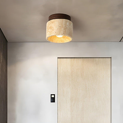 Natural Marble Japanese Style Pendant Light