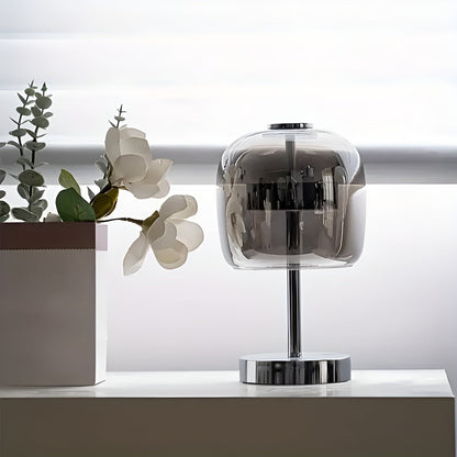 Sleek Chrome Table Ambient Lamp - Cofik