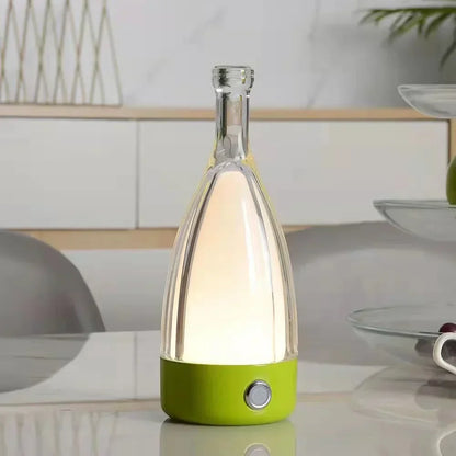 Elegant Wine Bottle Desk Lamp