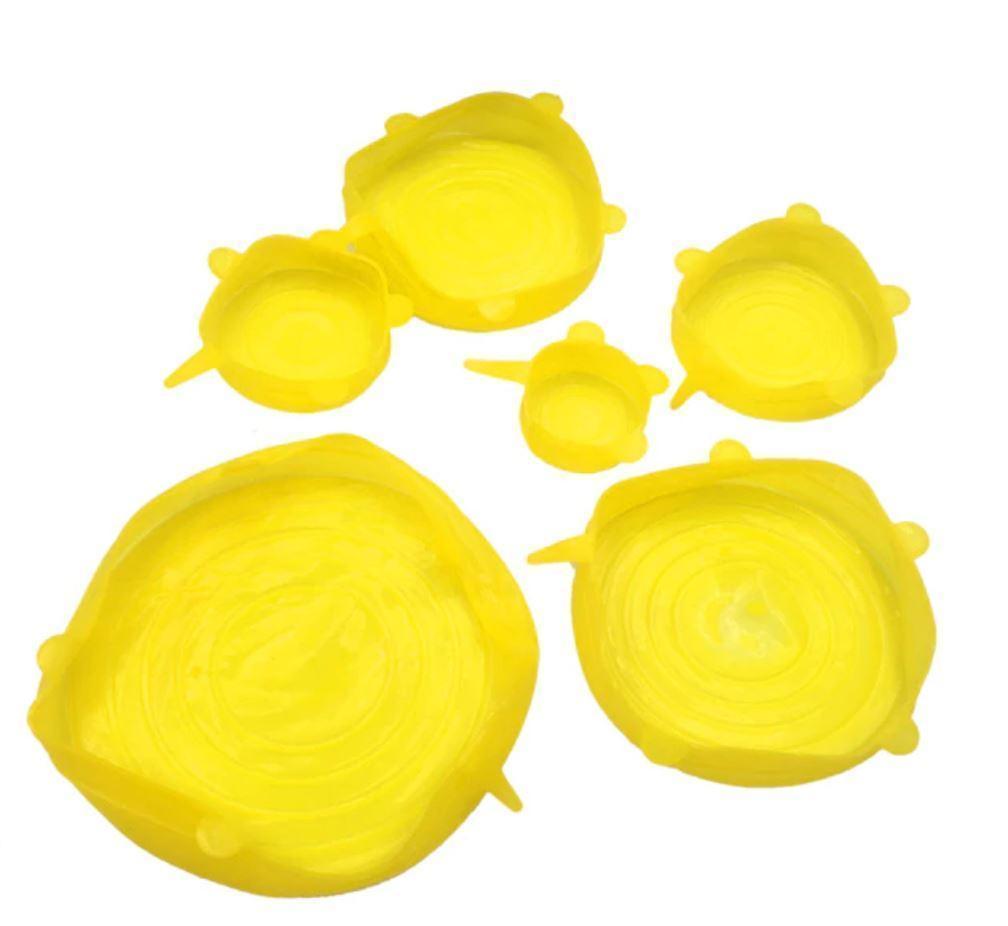 Leakproof Silicone Food Storage Lids (Set of 6)