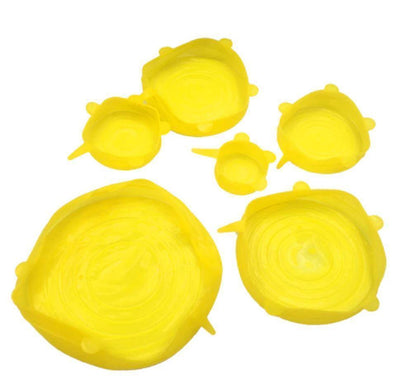 Leakproof Silicone Food Storage Lids (Set of 6)