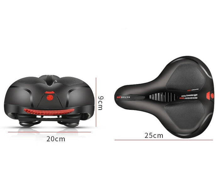 Comfort Bike Seat with Gel Pad and Suspension